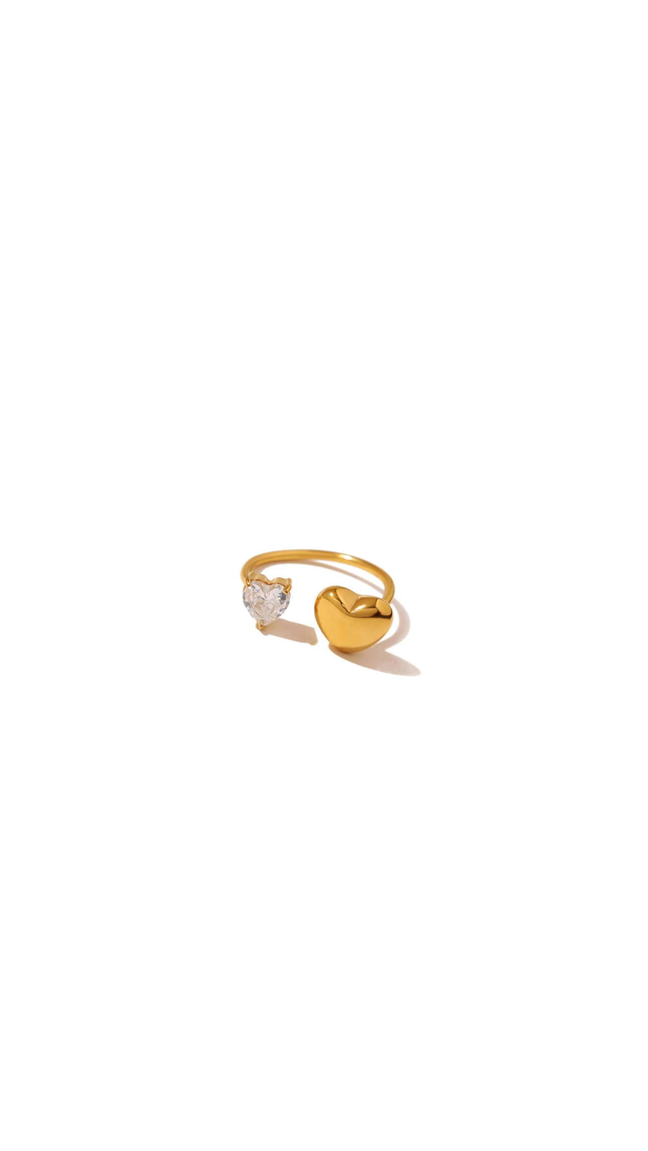 Heart with Diamond Ring