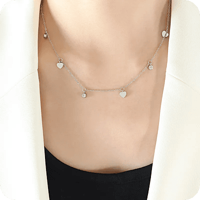 Corazones Planos y Brillantes