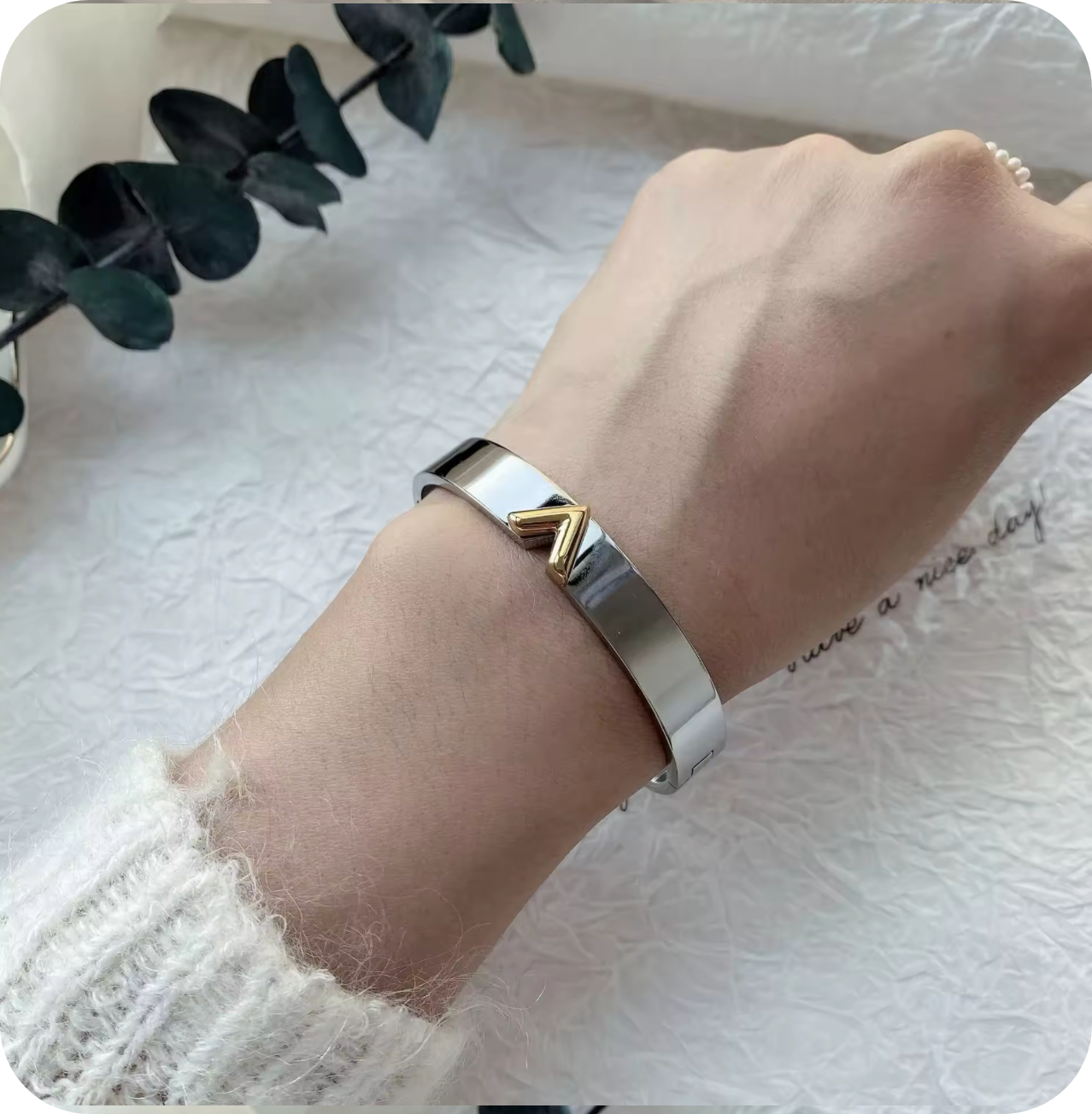 Louis Vuitton Gold & Silver Bracelet