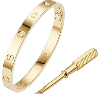 Sebastian Bracelet Gold, Four Zircons Sebastian Bracelet Gold, Four Zircons