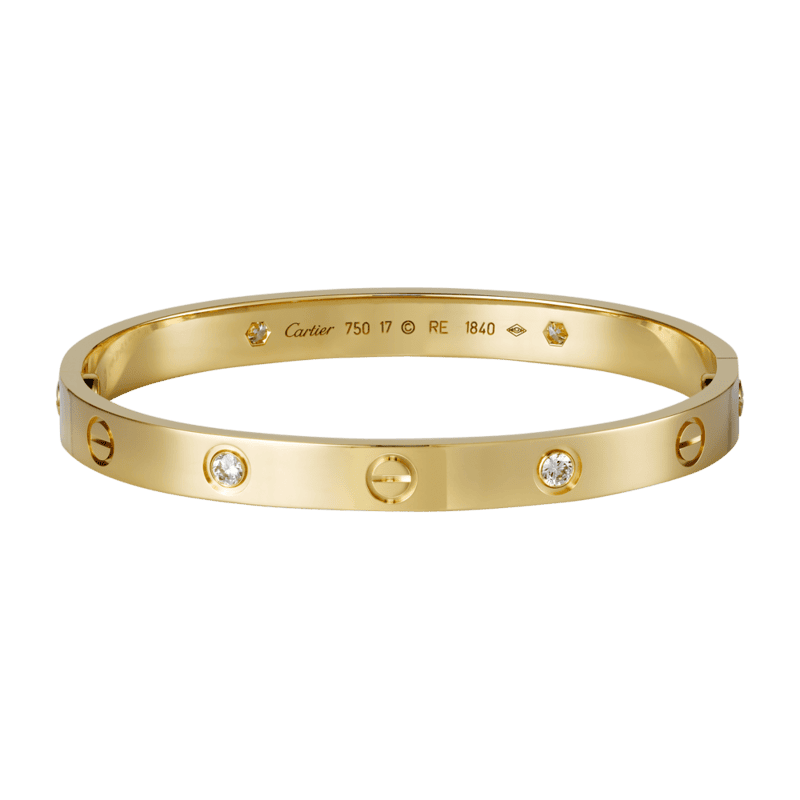 Sebastian Bracelet Gold, Four Zircons Sebastian Bracelet Gold, Four Zircons