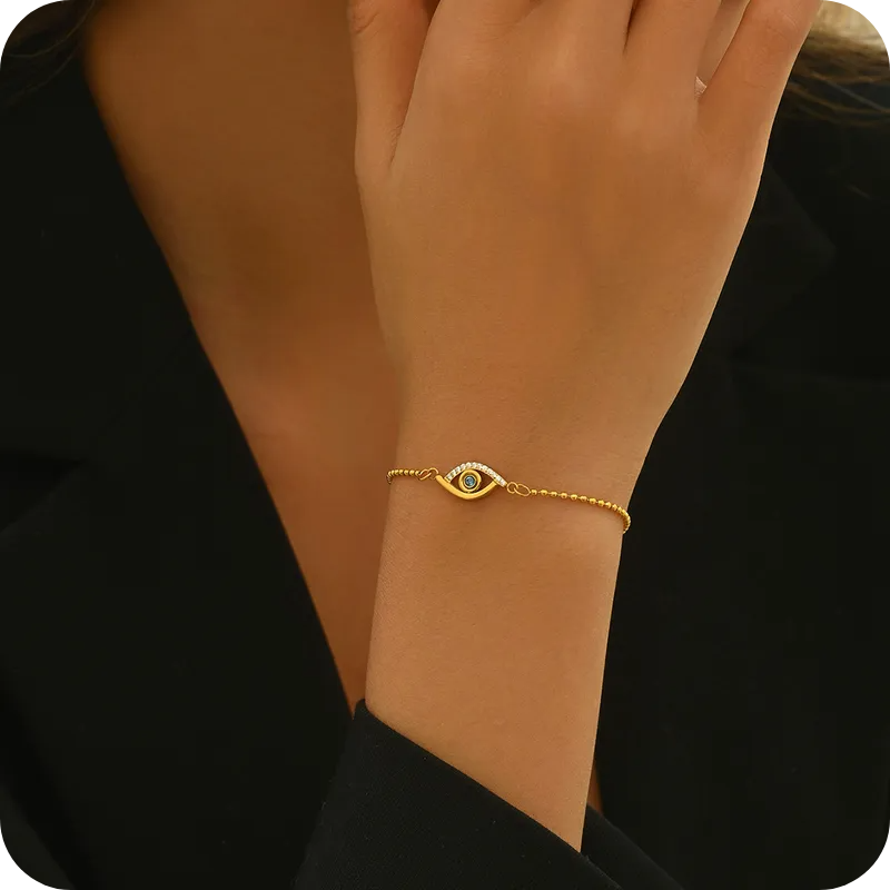 Delicate Evil Eye Bracelet