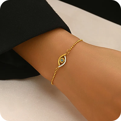 Delicate Evil Eye Bracelet