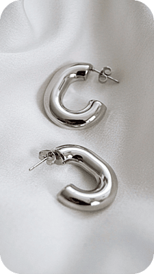 C-Shape Hoops