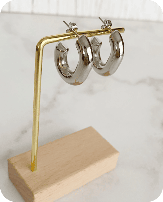 C-Shape Hoops