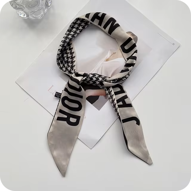 
Christian Dior Silk Oblique Mitzah Scarf