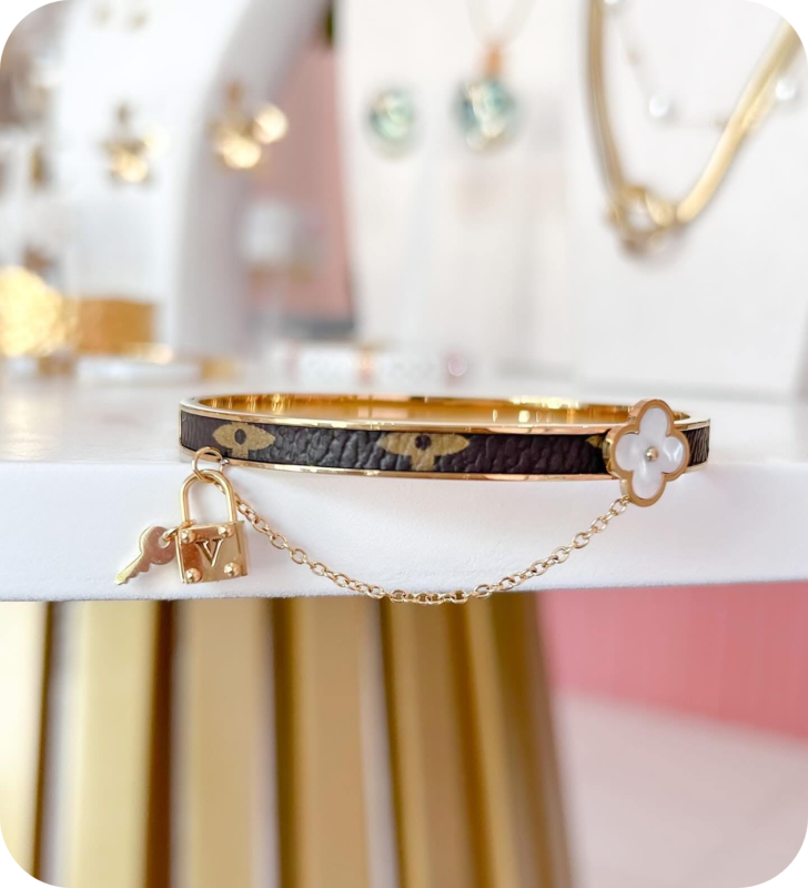 Louis Vuitton Lock and Key Bangle
