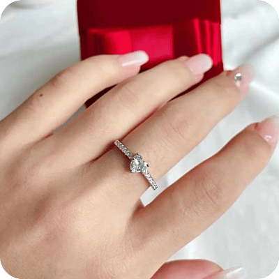 S925 Heart Ring