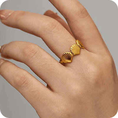Shell Gold Ring
